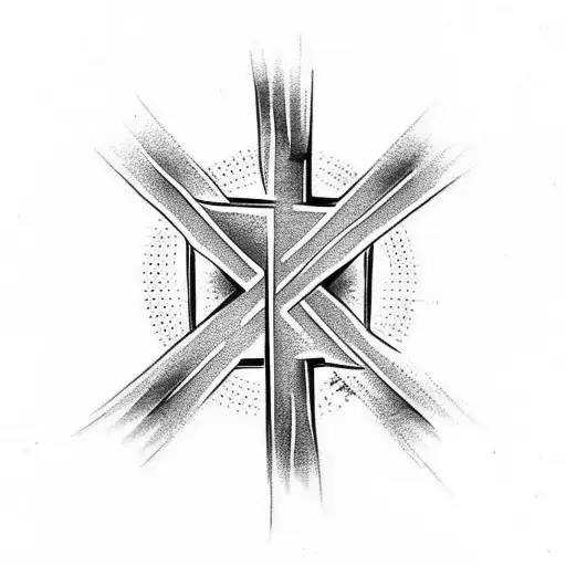 3 crosses tatto with meaning full words  tattoo design idea