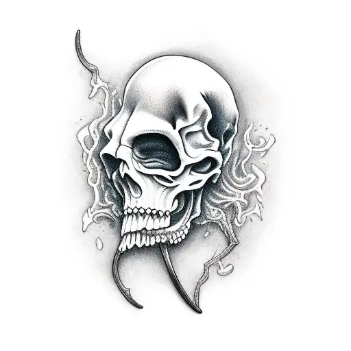 Grim Reaper tattoo design idea