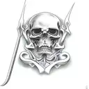 Grim Reaper tattoo design idea