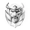 leonidas with spatans in shield  tattoo design idea