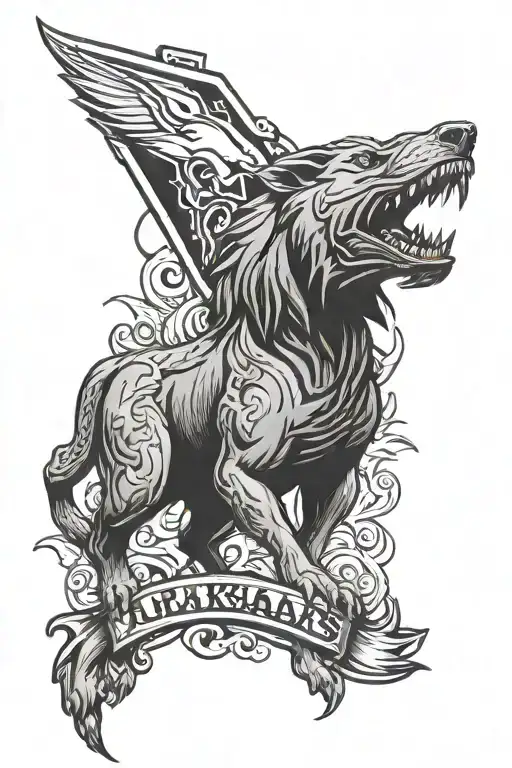 Christian sleeve but include Arkansas razorbacks logo tattoo design idea