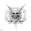 Rammstein Logo tattoo design idea