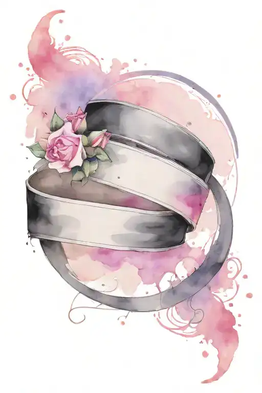 krav maga black belt wrapped tattoo design idea