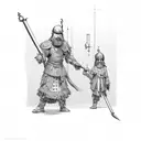 father and son tattoo design idea