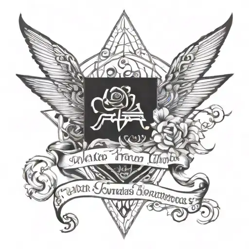 where fearlessness and consciousness meet magic happens tattoo design idea