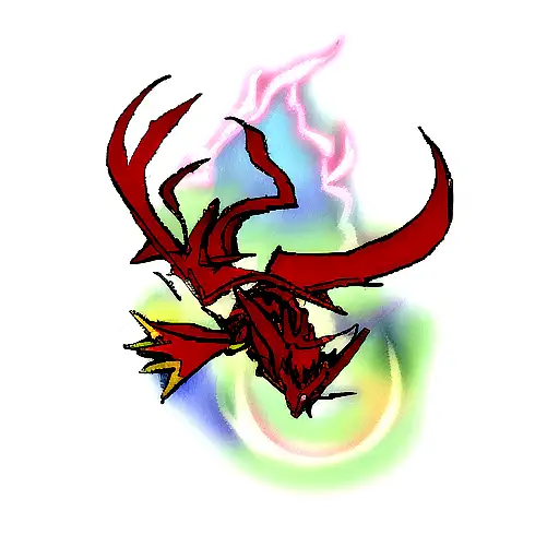 slifer the sky dragon tattoo design idea