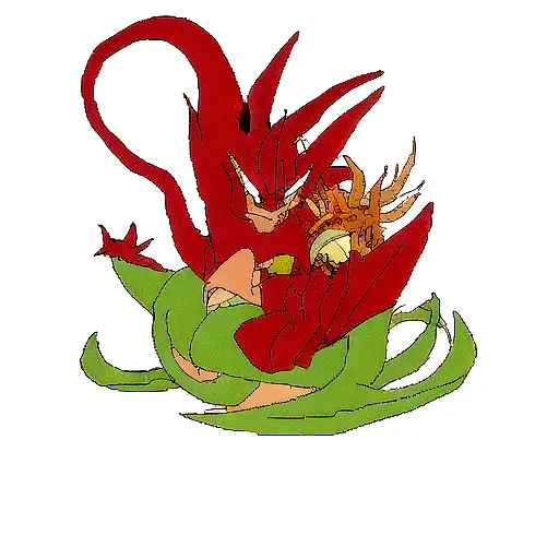 slifer the sky dragon and shenron from dragonball z tattoo design idea