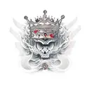 skz crown tattoo design idea