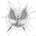 icarus falling from the sky tattoo design idea