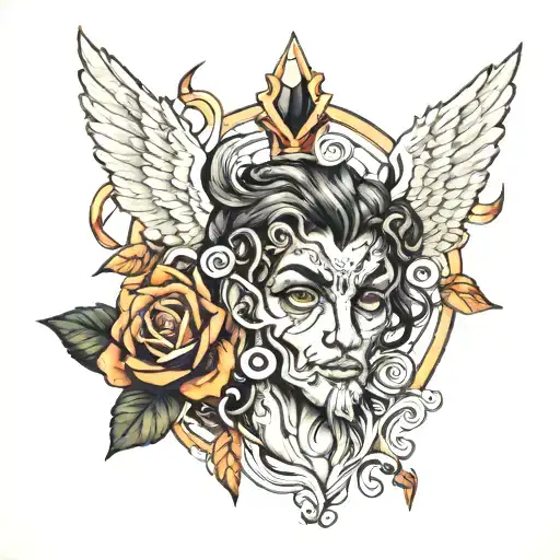 adonis david aphrodiete tattoo design idea