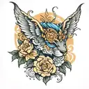 adonis david aphrodiete tattoo design idea