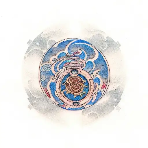 treasure planet disney tattoo design idea