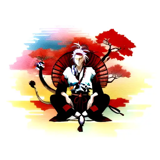 Rengoku  kyojuro  tattoo design idea