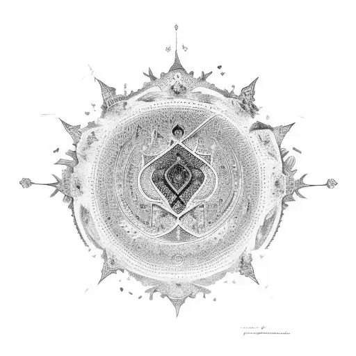 persian heritage empire tattoo design idea