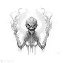 banshee tattoo design idea