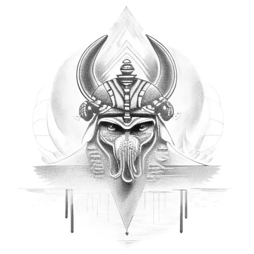 ojo de horus tattoo design idea