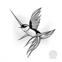 Swallow Bird tattoo design idea