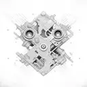 honeycomb motorcycle engine tattoo design idea