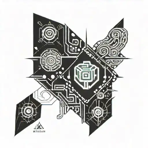 It’s meant to be an arm sleeve with elements of midna’s arm from Zelda twilight princess  tattoo design idea