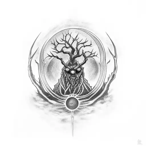 elden ring erdtree tattoo design idea