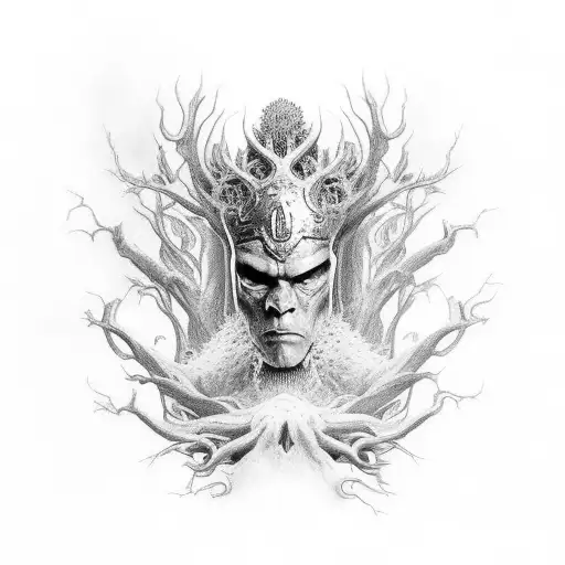 elden ring erdtree tattoo design idea