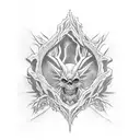 elden ring erdtree tattoo design idea
