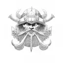 Thor and the Vikings tattoo design idea