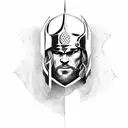 Thor and the Vikings tattoo design idea