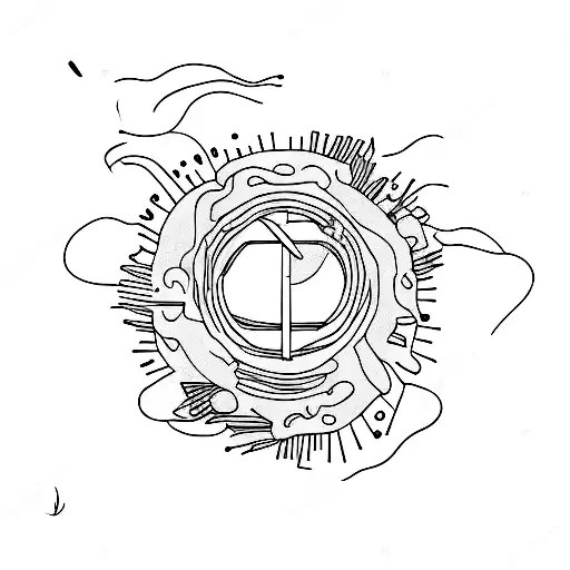 minimalistic philosophy existentialism tattoo design idea