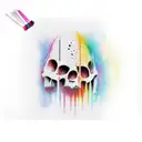 shower tattoo design idea