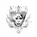 Lady Gaga tattoo design idea
