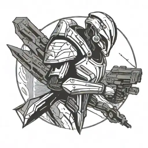 mass effect reaper tattoo design idea