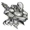 mass effect reaper tattoo design idea