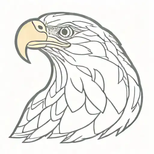  "Club America Eagle Head"   tattoo design idea