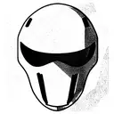 motocross helmet pirate flag tattoo design idea