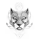 Black Panther  tattoo design idea