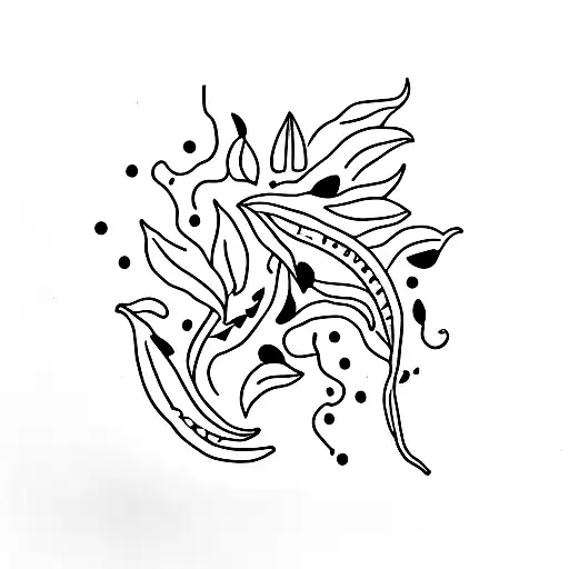 chilli pepper  tattoo design idea