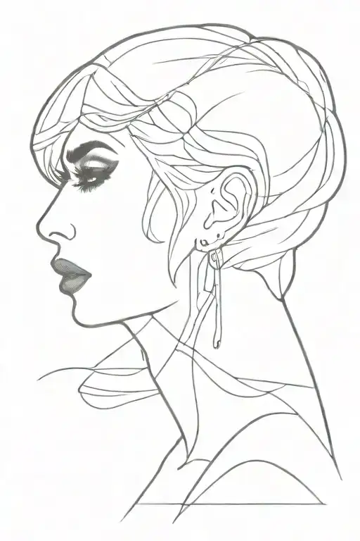 lady gaga tattoo design idea