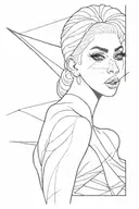 lady gaga tattoo design idea