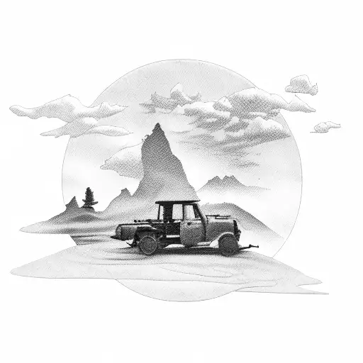 Texas country  tattoo design idea