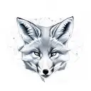 Chest tattoo female upper fox tattoo design idea
