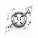 a kiss mark tattoo design idea
