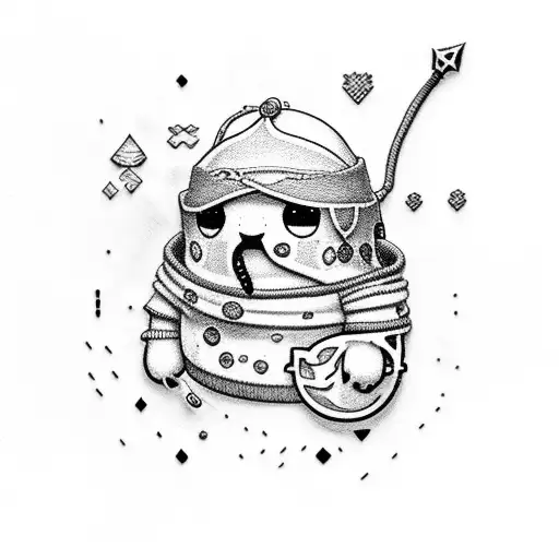 finn from adventure time tattoo design idea