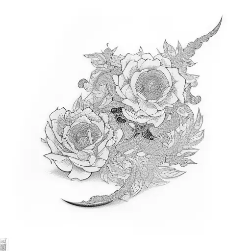 Senbonzakura Kageyoshi tattoo design idea