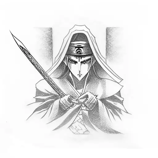 Byakuya Kuchiki bankai tattoo design idea