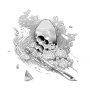 Senbonzakura Kageyoshi tattoo design idea