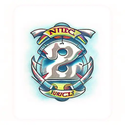 The numbers '3 4 5 8 11 18' tattoo design idea