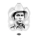 Country music sleeve, Hank Williams, Johnny Cash merle Haggard tattoo design idea