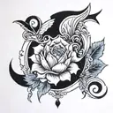 number 10 tattoo design idea