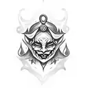 jester  tattoo design idea